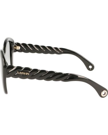 SONNENBRILLE LANVIN LNV628S-001 MIT GEFLOCHTENEN BÜGELN
