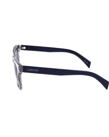 GAFAS DE SOL LEVIS LV-1002-S-09V CON MONTURA TRANSPARENTE Y CRISTALES AZULES