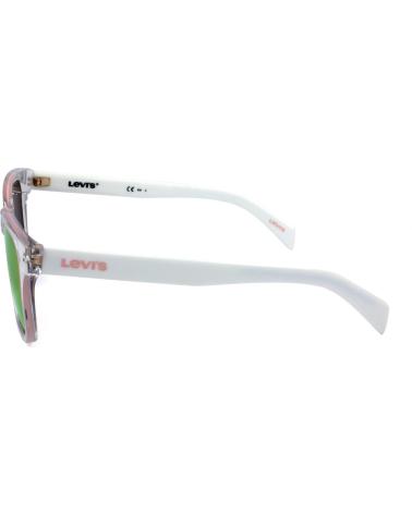 GAFAS DE SOL LEVIS LV-1002-S-900 CON MONTURA TRANSPARENTE Y LENTES NARANJAS ESPEJADAS