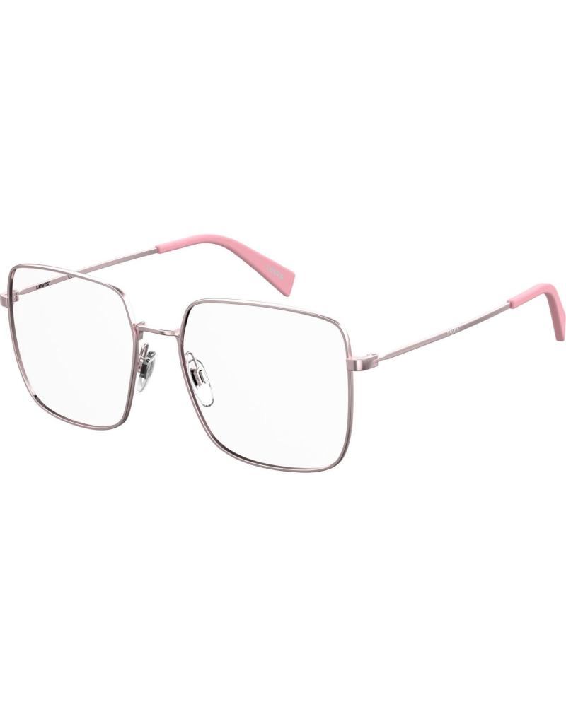 MONTURE DE LUNETTES LEVIS LV-1010-35J CARRÉES ROSES