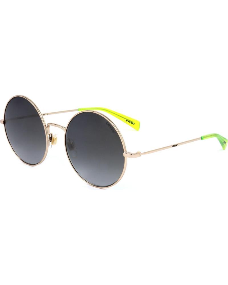LUNETTES DE SOLEIL LEVIS LV-1011-S-DYG RONDES AVEC BRANCHES NÉON