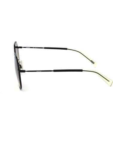 LEVIS LV-1020-S-807 HEXAGONAL SUNGLASSES WITH YELLOW-GREEN GRADIENT LENSES