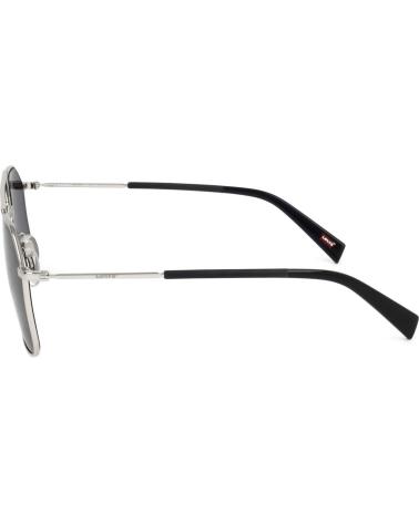 LEVIS SONNENBRILLE LV-1021-S-BLK IM AVIATOR-STIL MIT SILBERNER FASSUNG UND SCHWARZEN GLÄSERN
