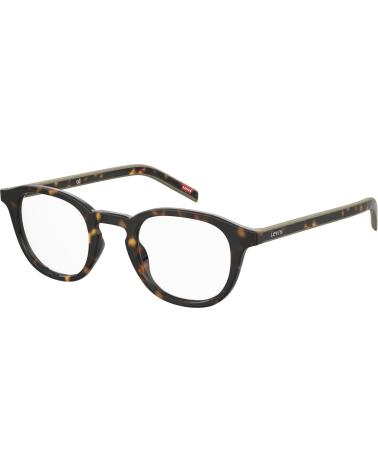 LUNETTES DE VUE LEVIS LV-1029-086 MONTURE RONDE HAVANE
