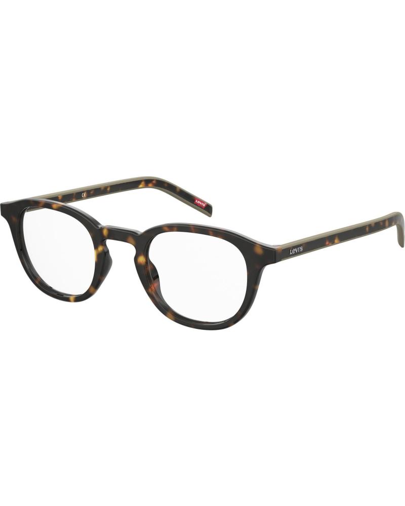 LUNETTES DE VUE LEVIS LV-1029-086 MONTURE RONDE HAVANE
