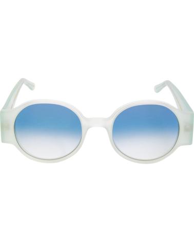 LUNETTES DE SOLEIL LGR REUNION-XXL BLANCHES AVEC VERRES DÉGRADÉS BLEUS