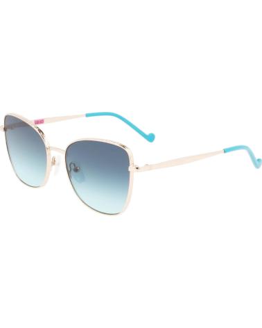 LUNETTES DE SOLEIL LIU JO LJ3101S-5217714 ARGENT AVEC VERRES DÉGRADÉS BLEUS