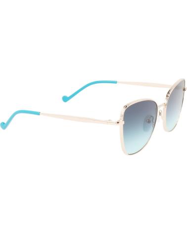 LUNETTES DE SOLEIL LIU JO LJ3101S-5217714 ARGENT AVEC VERRES DÉGRADÉS BLEUS