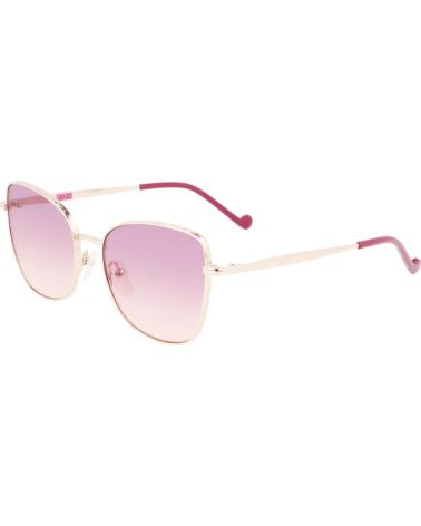 LUNETTES DE SOLEIL LIU JO LJ3101S-5217770 ARGENT AVEC VERRES DÉGRADÉS ROSES/VIOLETS