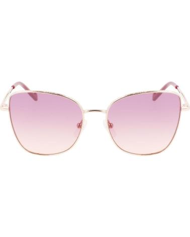 LUNETTES DE SOLEIL LIU JO LJ3101S-5217770 ARGENT AVEC VERRES DÉGRADÉS ROSES/VIOLETS