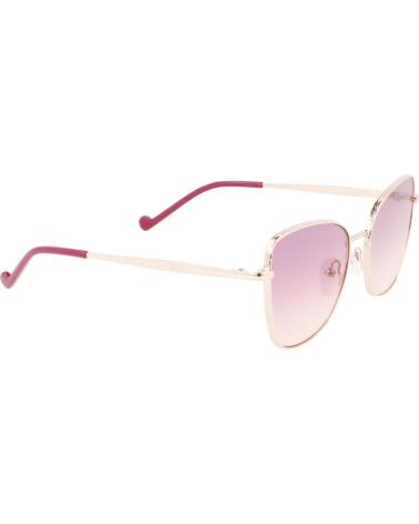 LUNETTES DE SOLEIL LIU JO LJ3101S-5217770 ARGENT AVEC VERRES DÉGRADÉS ROSES/VIOLETS