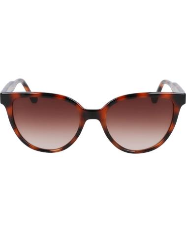 LIU JO LUNETTES DE SOLEIL LJ3607S-5117215 ŒIL-DE-CHAT HAVANE AVEC VERRES DÉGRADÉS MARRONS