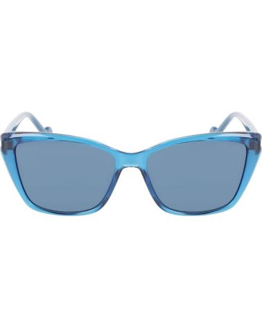 LIU JO LUNETTES DE SOLEIL LJ3608S-5314400 ŒIL-DE-CHAT BLEUES AVEC VERRES MIROIR