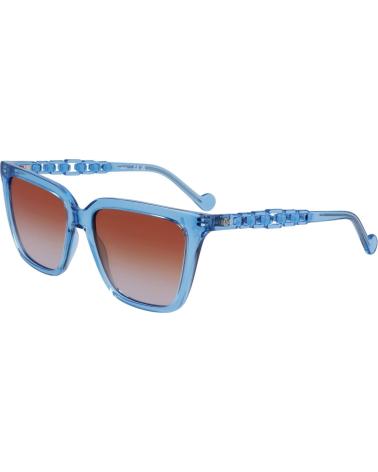 LUNETTES DE SOLEIL LIU JO LJ780S-425 MONTURE CARRÉE BLEUE ET VERRES DÉGRADÉS MARRON