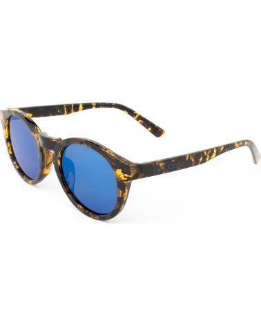 LONDONBE LB79928511116 TORTOISESHELL SUNGLASSES WITH BLUE MIRROR LENSES