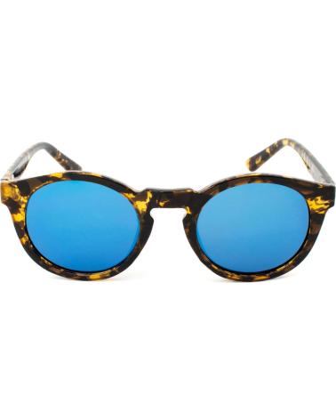 LONDONBE LB79928511116 TORTOISESHELL SUNGLASSES WITH BLUE MIRROR LENSES