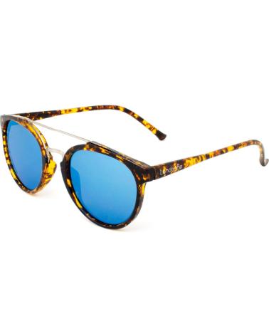 LONDONBE SUNGLASSES LB7992851112390 TORTOISE WITH BLUE MIRRORED LENSES