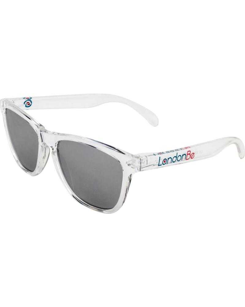 LONDONBE SUNGLASSES LB79928511124 WHITE WITH SILVER MIRRORED LENSES