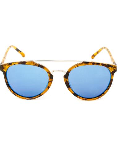 LONDONBE LB799285111241 SUNGLASSES WITH BLUE MIRRORED LENSES AND TORTOISESHELL FRAME
