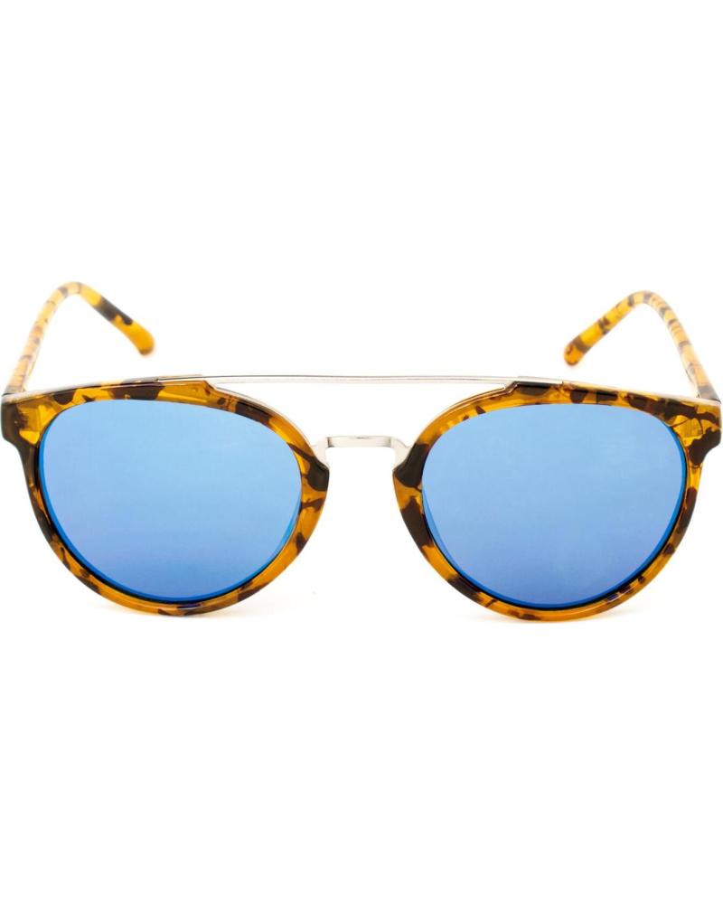 LONDONBE LB799285111241 SUNGLASSES WITH BLUE MIRRORED LENSES AND TORTOISESHELL FRAME