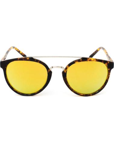 LONDONBE LB7992851112411 SUNGLASSES WITH YELLOW MIRRORED LENSES AND TORTOISESHELL FRAME