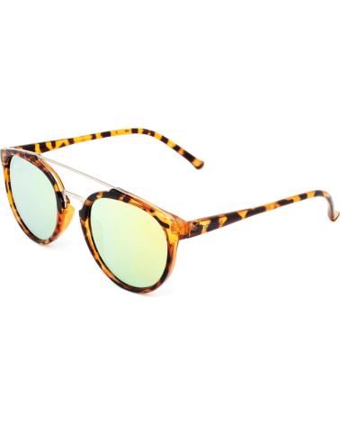LONDONBE LB799285111242 SUNGLASSES WITH YELLOW/GOLD MIRRORED LENSES AND TORTOISESHELL FRAME