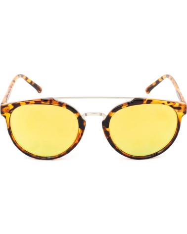 LONDONBE LB799285111242 SUNGLASSES WITH YELLOW/GOLD MIRRORED LENSES AND TORTOISESHELL FRAME