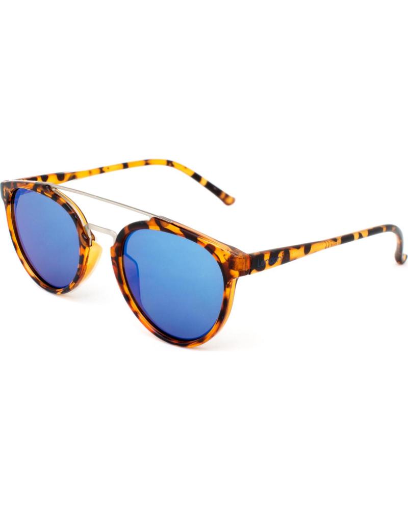 LONDONBE LB7992851112440 SUNGLASSES TORTOISE FRAME BLUE MIRRORED LENSES
