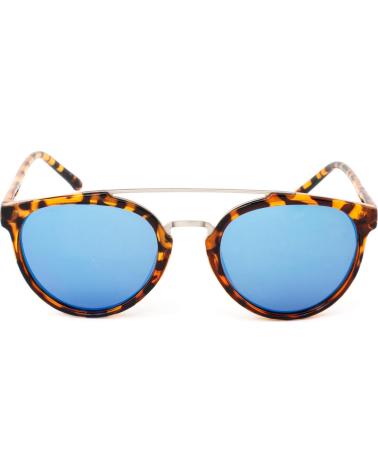 LONDONBE LB7992851112440 SUNGLASSES TORTOISE FRAME BLUE MIRRORED LENSES