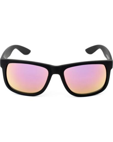 LONDONBE LB799285111245 SUNGLASSES BLACK FRAME ORANGE MIRRORED LENSES