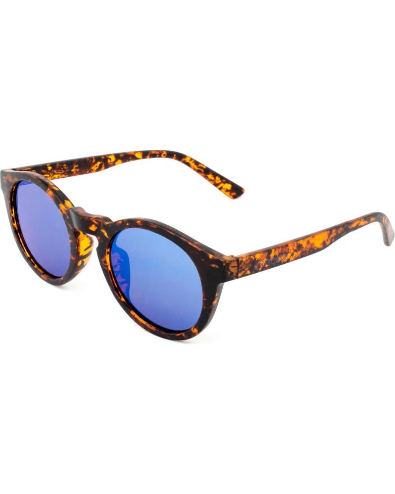 LONDONBE LBCJMA004 SUNGLASSES WITH TORTOISESHELL FRAME AND BLUE MIRRORED LENSES