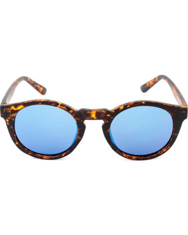 LONDONBE LBCJMA004 SUNGLASSES WITH TORTOISESHELL FRAME AND BLUE MIRRORED LENSES