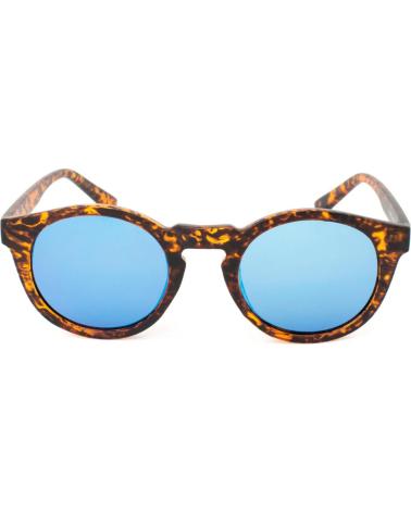 LONDONBE LBNJPCA TORTOISE SUNGLASSES WITH BLUE MIRRORED LENSES