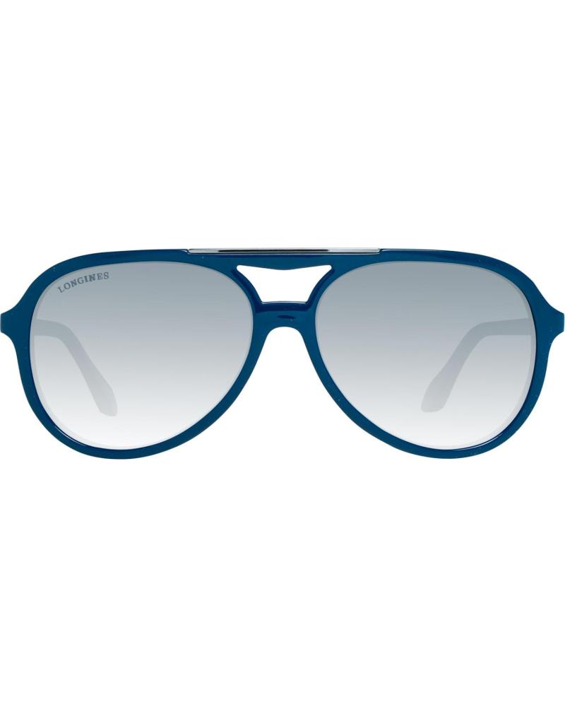 LONGINES LG0003-H-5990D AVIATOR SUNGLASSES BLUE WITH GRADIENT LENSES