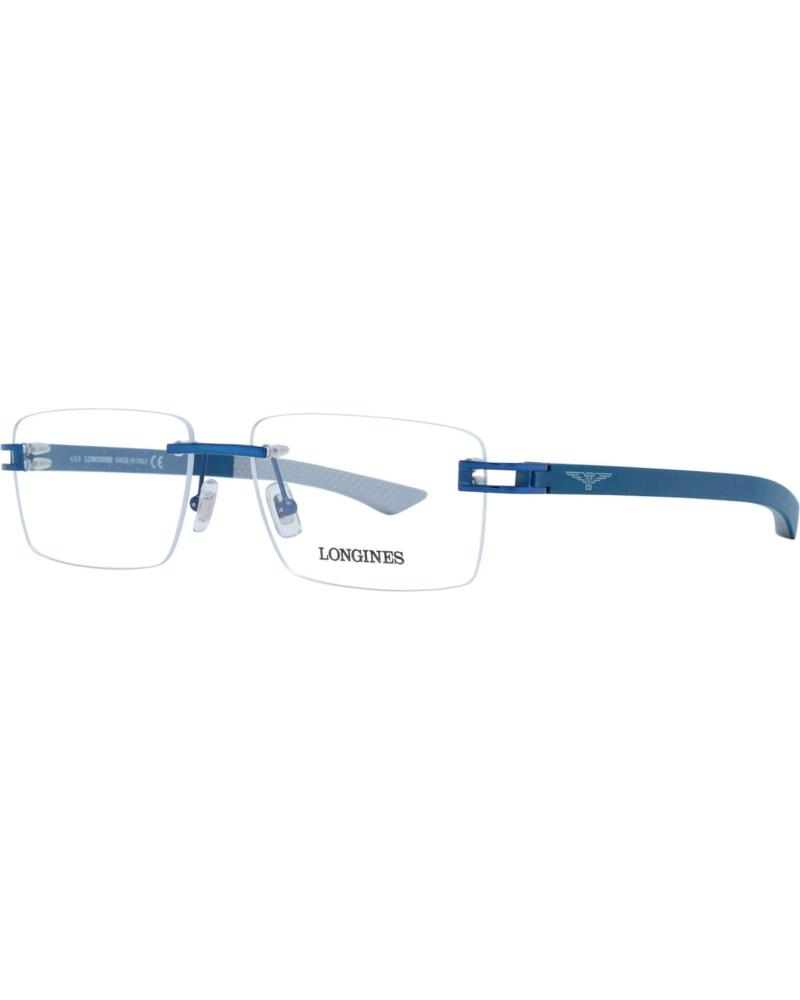 LONGINES LG5006-H-55090 RIMLESS EYEGLASS FRAME BLUE