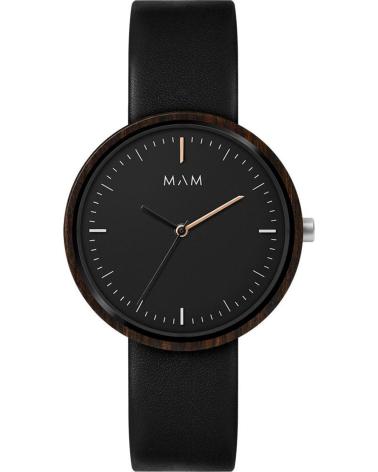 RELOJ MAM 642 CON ESFERA Y CORREA NEGRAS NEGRO