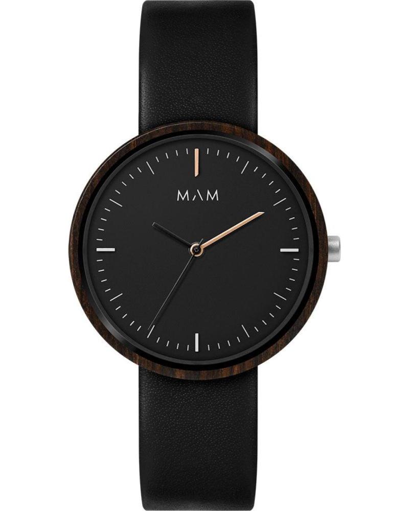RELOJ MAM 642 CON ESFERA Y CORREA NEGRAS NEGRO
