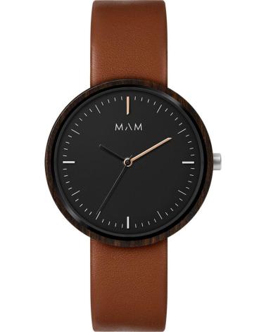 RELOJ MAM 646 CON CORREA DE CUERO MARRÓN MARRON