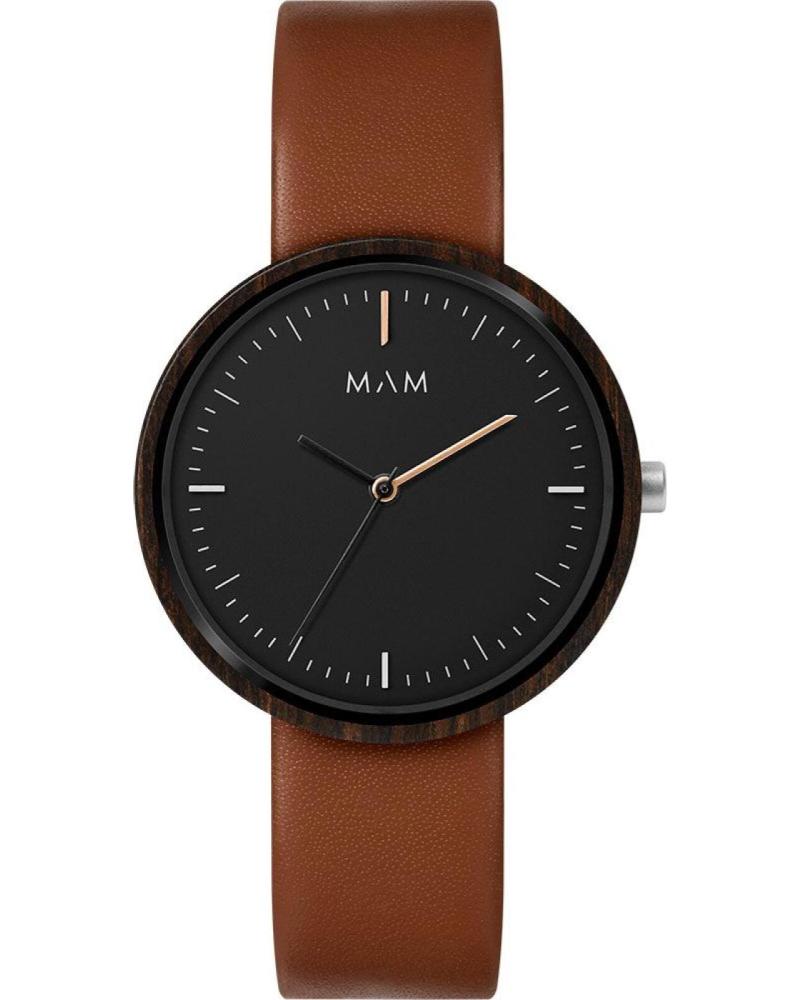 RELOJ MAM 646 CON CORREA DE CUERO MARRÓN MARRON