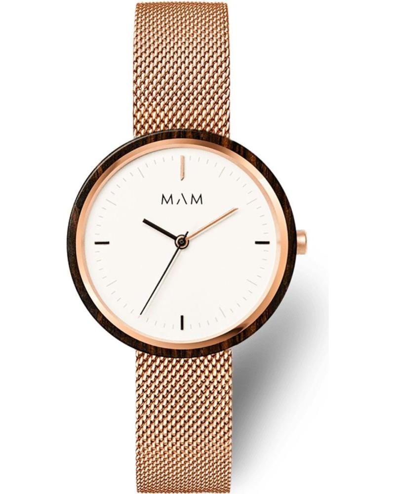 RELOJ MAM 664 CON CORREA MALLA MILANESA ORO ROSA ROSA