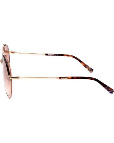 ÓCULOS DE SOL MISSONI MIS-0015-S-TNG ESTILO AVIADOR COM LENTES LARANJA DEGRADÊ