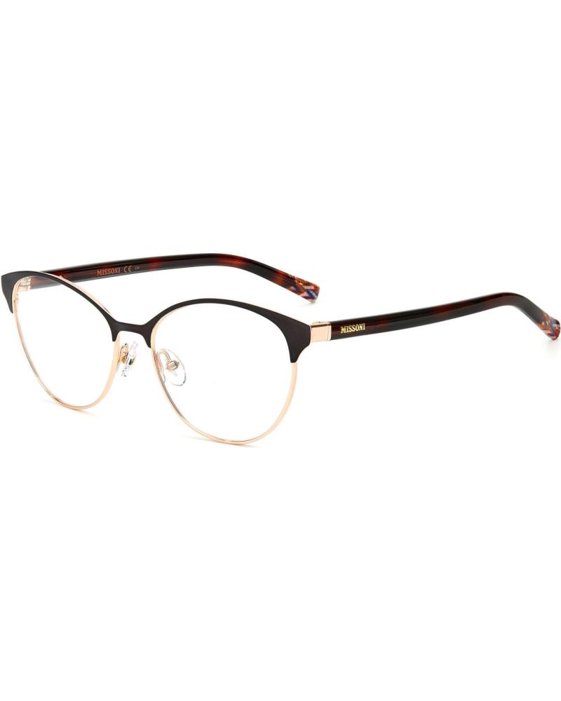 MONTURA DE GAFAS MISSONI MIS-0024-09Q NEGRO Y DORADO