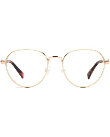 ARMAÇÃO DE ÓCULOS MISSONI MIS-0077-25A REDONDA METÁLICA DOURADA