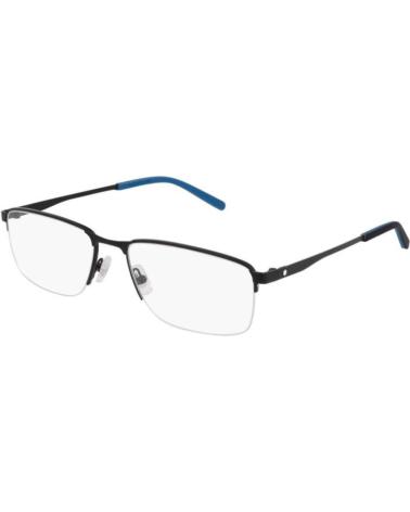 MONTBLANC MB0107O-004 ARMAÇÃO DE ÓCULOS SEMI-ARO PRETA