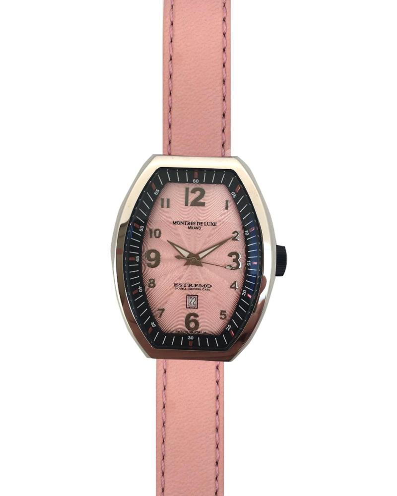 MONTRES DE LUXE 09EX-L-A8303 ROSA - RELÓGIO DE PULSO ELEGANTE ROSA