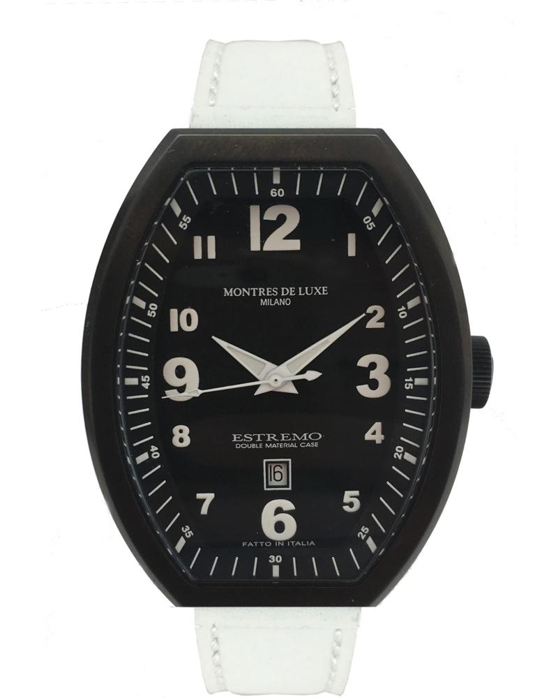 MONTRES DE LUXE 09EX-LAB-8300 BRANCO - RELÓGIO DE PULSO MODERNO BLANCO