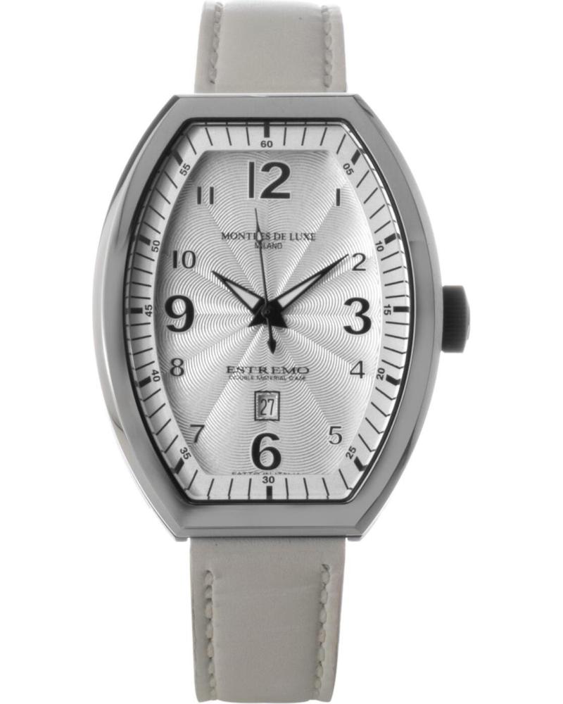 MONTRES DE LUXE 09EX-LAS-8300 BRANCO - RELÓGIO DE PULSO SOFISTICADO BLANCO