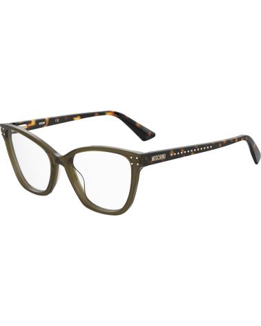 ARMAÇÃO DE ÓCULOS MOSCHINO MOS595-3Y5 OLHO DE GATO VERDE OLIVA