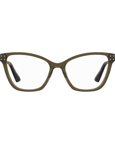 ARMAÇÃO DE ÓCULOS MOSCHINO MOS595-3Y5 OLHO DE GATO VERDE OLIVA