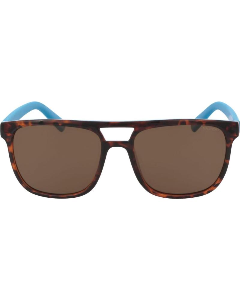 ÓCULOS DE SOL NAUTICA N3633SP-206 COM ARMAÇÃO MARROM E PONTE DUPLA